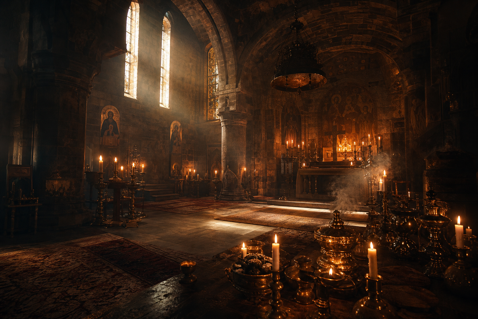 Bursa Medyumları katedral ve spiritüel atmosfer